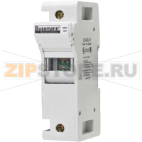 Держатель предохранителя, 60 A, AC 600 В, DC 600 В, 200 кА, 40x83x125 мм Eaton 60AJ INDICATOR F