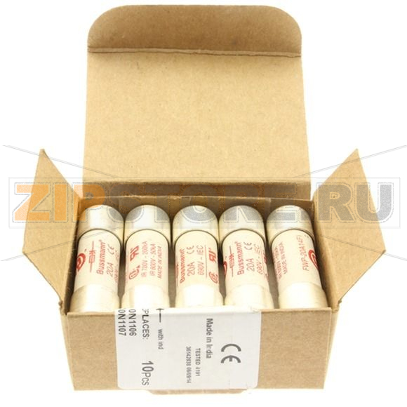 Предохранитель, 20 A, AC 700 В, 200 кА, 14x51 мм, aR, UL Eaton 20A 690V 14X51 INDICATED 14.3x50 