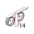 Div. vert. carter aria inox Unox XB 403G