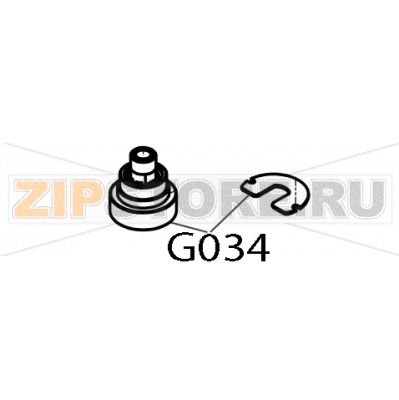Rotor for retractable hand shower P3 incl. fixing accessorie Convotherm OES 6.10 Rotor for retractable hand shower P3 incl. fixing accessorie Convotherm OES 6.10Запчасть на деталировке под номером: G034