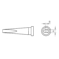 Жало паяльное, форма: долотообразное, длинное, наконечник: 3.2 мм, 1 шт Weller LT-M