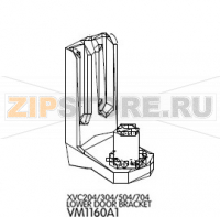 Lower door bracket Unox XBC 405