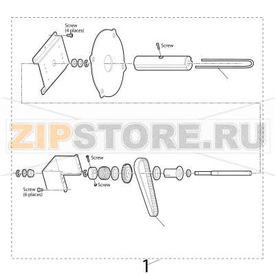 Rewinder module, internal Intermec PD41 Rewinder module, internal Intermec PD41Запчасть на деталировке под номером: 1Название запчасти на английском языке: Rewinder module, internal Intermec PD41.