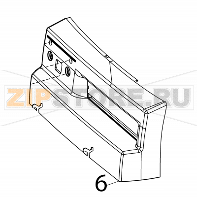 Cover (light gray) Intermec PF4i Cover (light gray) Intermec PF4iЗапчасть на деталировке под номером: 6Название запчасти на английском языке: Cover (light gray) Intermec PF4i.