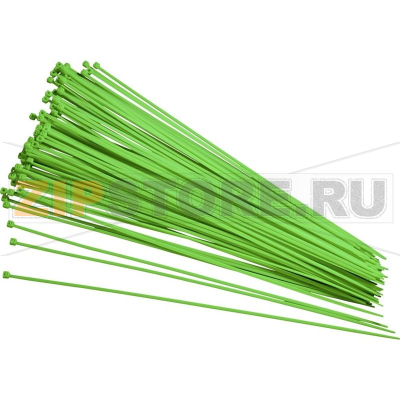 Стяжки кабельные 300 мм, зеленые, 100 шт TRU Components 93038c420 
