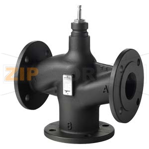 VXF43.80-100 - 3-ходовой седельный клапан, фланцевый, PN16, DN80, kvs 100 Siemens VXF43.80-100 