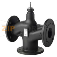 VXF43.80-100 - 3-ходовой седельный клапан, фланцевый, PN16, DN80, kvs 100 Siemens VXF43.80-100