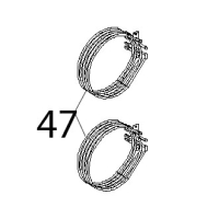 Resistenza circ. D=230, 6 spire Unox XBC 604P
