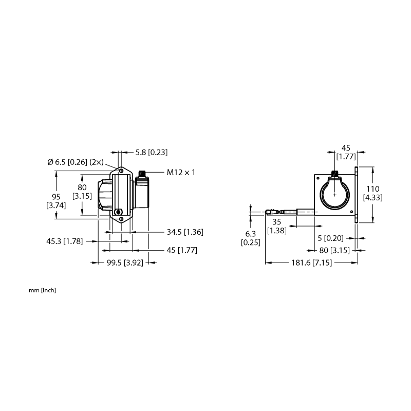 Энкодер тросиковый Turck DWE-6000-155-10-2B1000-H1181 