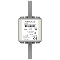 Предохранитель, 550 A, AC 690 В, 200 кА, size 1, 45x45x110 мм, aR, IEC UL Eaton FUSE 550A 690V