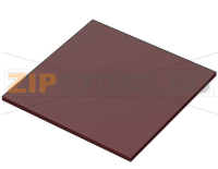 Плата передняя, пластмасса, красная, просвечивающая, 3 mm Bopla NGS 96 FKT