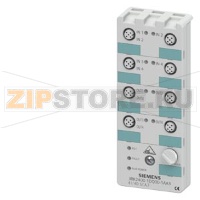 AS-I КОМПАКТН.МОДУЛЬ K60, IP67, A/B-SLAVE (SPEC 3.0), DIGITAL, 4DI/4DO, 4X INPUT ДЛЯ SENSOR (MECHAN., 2-WIRE, 3-WIRE), PNP, SENSOR SUPPLY ОТ  DC24V MAX. TOTAL 200MA, 4 X OUTPUT OUTPUT SUPPLY DC 24V, 8 X M12-SOCKET Y-II-ASSIGNMENT, MOUNTING PLATE 3RK19010C