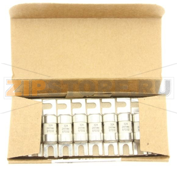 Предохранитель, 10 A, AC 240 В, 33 кА, BS88, 12x47 мм, gL/gG, BS Eaton 10A 240VINDR'L>LST10 (20) 