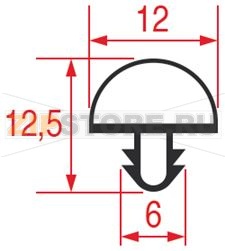 УПЛОТНИТЕЛЬ ВСТАВНОЙ 1065 - 2300 ММ 