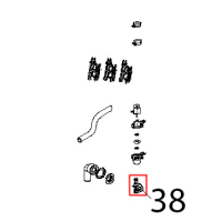 Elettrovalvola H2O, 1 via rid. verde Unox XBC 905