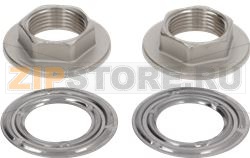 3/4 Fixing set (2 locknuts + 2 steel 