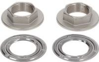 3/4 Fixing set (2 locknuts + 2 steel