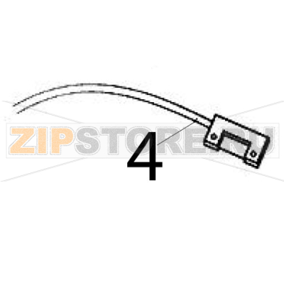 Interruttore magnetico Scotsman MV 600 Interruttore magnetico Scotsman MV 600Запчасть на деталировке под номером: 4
