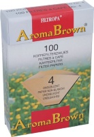 FILTROPA AROMA BROWN PAPER FILTERS 4 100