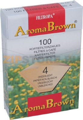 FILTROPA AROMA BROWN PAPER FILTERS 4 100 