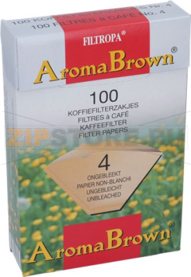 FILTROPA AROMA BROWN PAPER FILTERS 4 100 