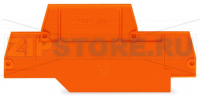 Торцевая и промежуточная пластина; толщиной 2 мм; оранжевые Wago 279-519