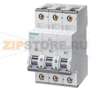 АВТОМАТИЧЕСКИЙ ВЫКЛЮЧАТЕЛЬ 400V 10KA, 3-ПОЛ., C, 2A ДЛЯ Ж/Д ПРИМЕНЕНИЙ Siemens 5SY4302-7KK11 