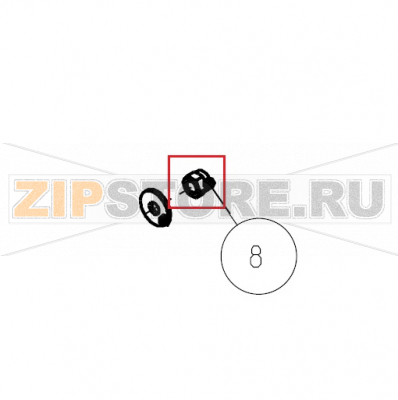 Dado autobloccante M6 Zn UNI 7473 Imesa ES 10              Dado autobloccante M6 Zn UNI 7473 Imesa ES 10Запчасть на сборочном чертеже под номером: 8Название запчасти на итальянском языке: Dado autobloccante M6 Zn UNI 7473 Imesa ES 10