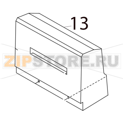 Cutter cover Toshiba TEC B-SX5T-TS12/22-QP Cutter cover Toshiba TEC B-SX5T-TS12/22-QPЗапчасть на деталировке под номером: 13