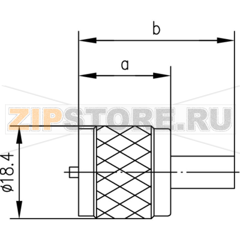 Разъем UHF, 50 Ом, 1 шт Telegärtner J01040A0010 