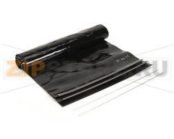 CINGHIA IN SILICONE NERO ONDULATO, 