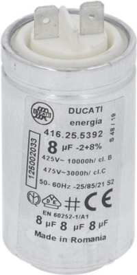 CAPACITOR DUCATI 8µF 1250020334 
