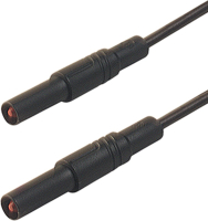 Провод испытательный 2 м, 16 A, 1000 В/AC/DC, черный Hirschmann 934176100