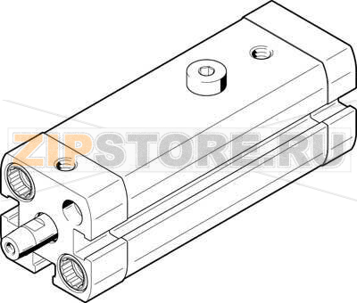 Зажим линейно-поворотный Festo CLR-16-20-L-P-A 