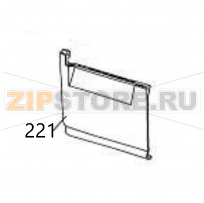 Cover front (B) Sato DR308e Cover front (B) Sato DR308eЗапчасть на деталировке под номером: 221Название запчасти на английском языке: Cover front (B) Sato DR308e.