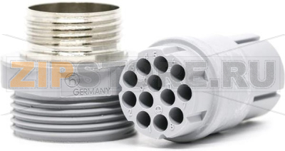 Разъем круглый 0.5 мм², 5 А, IP65 Hirschmann N11R AF 5 