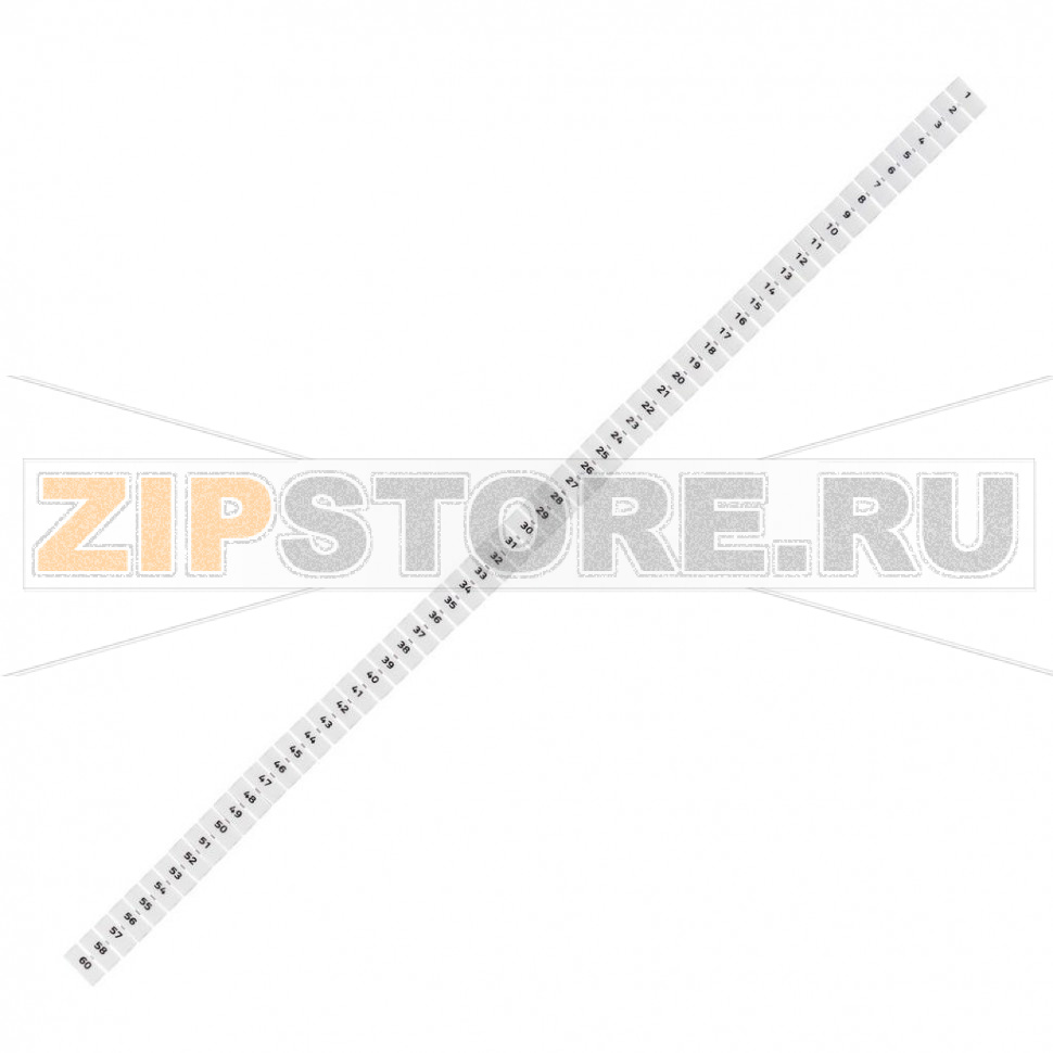 Маркировка WMB-Inline; для Smart Printer; 900 шт. на катушке; растягиваемые 5 - 5,2 мм; без печати; с креплением на защелке; белые Wago 2009-515 