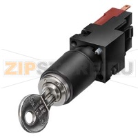 КОМПЛЕКТНОЕ УСТРОЙСТВО ДИАМ. 16MM ЗАМОК, I-0-II ТИП КОНТАКТЫ С ФИКСАЦИЕЙ 0, 1НO, 1НO Siemens 3SB2210-4PA01