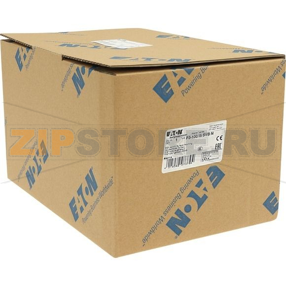Выключатели главные, P3, 100 A, монтаж на поверхность, 3-полюсн. + N Eaton P3-100/I5/SVB/N 