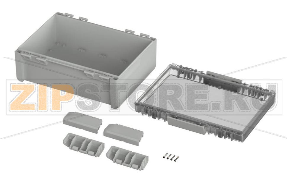 Корпус, 239x300x120 мм, поликарбонат UL 94 V0, прозрачная крышка Bopla B 233012 PC-V0-G 7035 