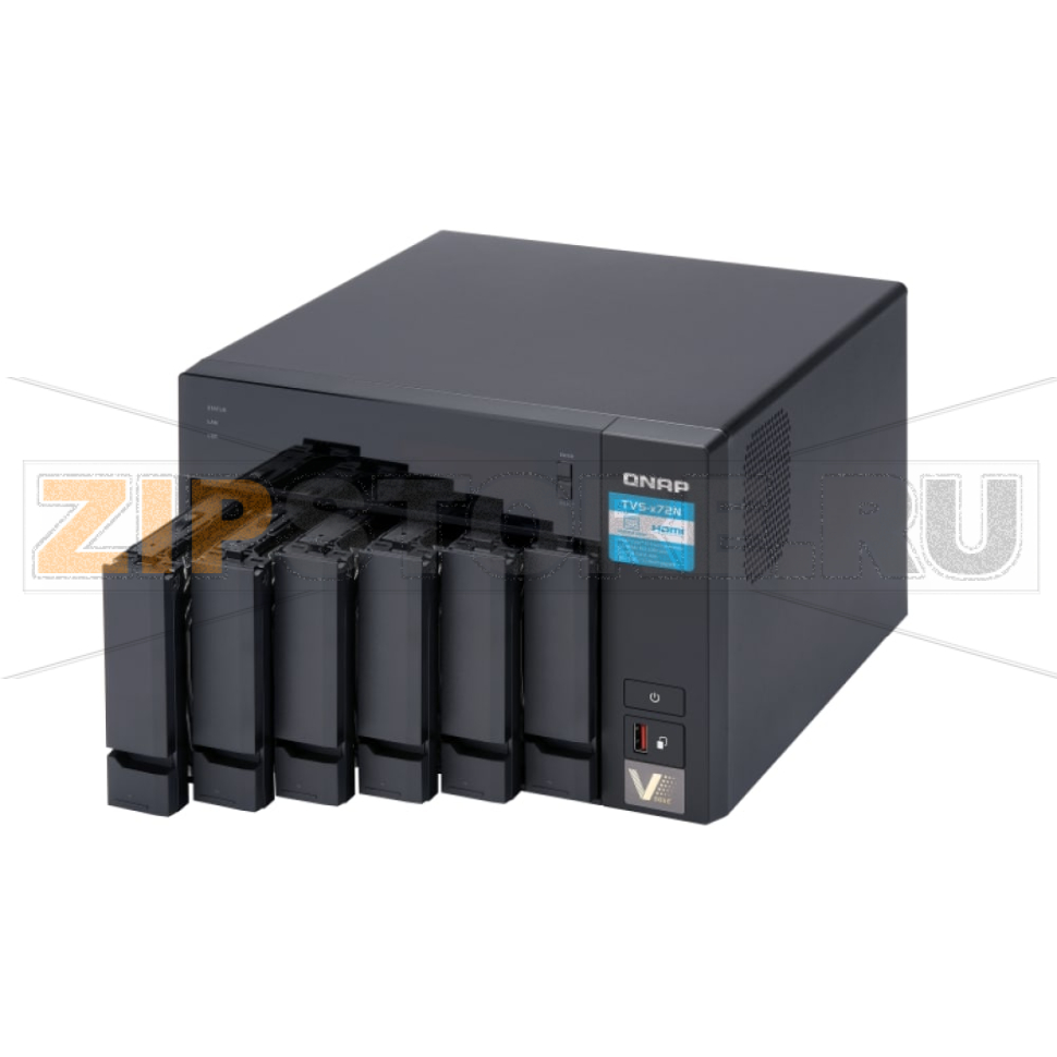 Накопитель сетевой QNAP TVS-672N 