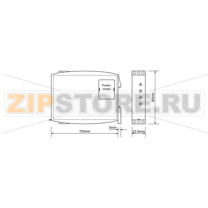 Реле контроля тока 24-400 В/AC, 1 шт Tele G2IM5AL10 