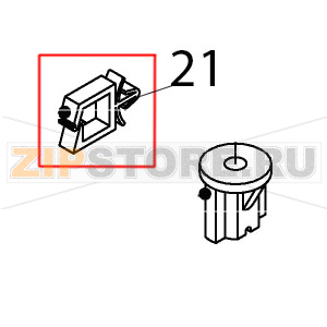 Wire saddle Hoshizaki IM-65NE-25 Wire saddle Hoshizaki IM-65NE-25Запчасть на деталировке под номером: 21