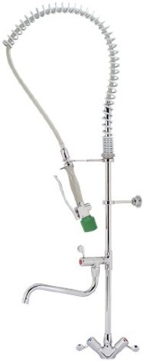 КОМПЛЕКТ СМЕСИТЕЛЯ НА ОДНО ОТВЕРСТИЕ С ПРЕДВАРИТЕЛЬНОЙ МОЙКОЙ &quot;EUROPA&quot; 