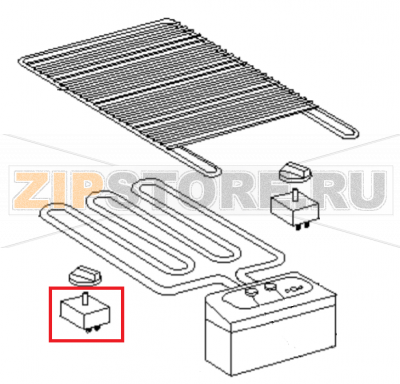 Control case protection Roller Grill 140 D  Control case protection Roller Grill 140 DЗапчасть на 