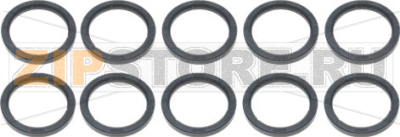 FILTER HOLDER GASKET ø 73.5x57.5x8 mm 10 