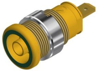 Гнездо 25 А, 1 кВ, зеленое, желтое Hirschmann SEB 2610 F4.8 YELLOW/GREEN