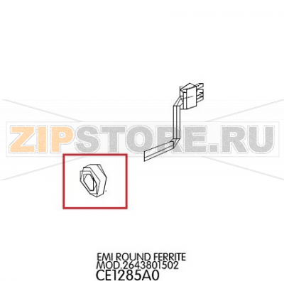 Emi round ferrite mod.2643801502 Unox XVC 505 Emi round ferrite mod.2643801502 Unox XVC 505Запчасть на деталировке под номером: 18Название запчасти на английском языке: Emi round ferrite mod.2643801502 Unox XVC 505