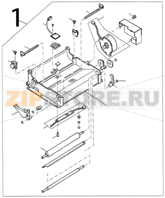 Mechanism lower cover ass’y (Gap sensor right offset 4mm from the center) TSC TTP-244 Pro Mechanism lower cover ass’y (Gap sensor right offset 4mm from the center) TSC TTP-244 ProЗапчасть на деталировке под номером: 1