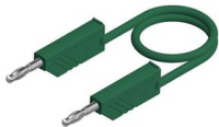 Провод тестовый 1 м, зеленый Hirschmann MLN 100/1 GREEN